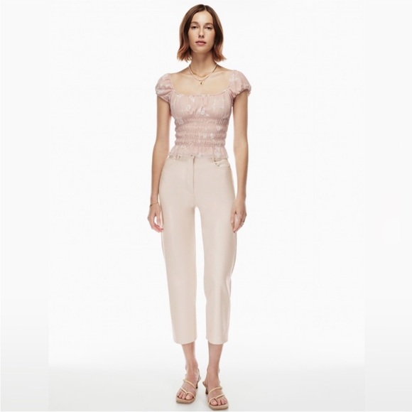 Wilfred Aritzia The Melina Cropped Pant Vin Gris - Picture 1 of 8